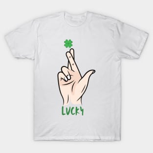 lucky shamrock heart st patrick's day parade clover holiday T-Shirt